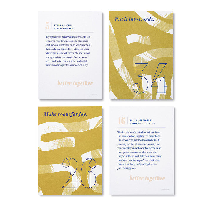 ACTIVITY CARD SET BETTER TOGETHER