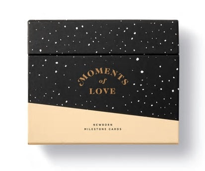 MOMENTS OF LOVE NEWBORN MILESTONE CARDS