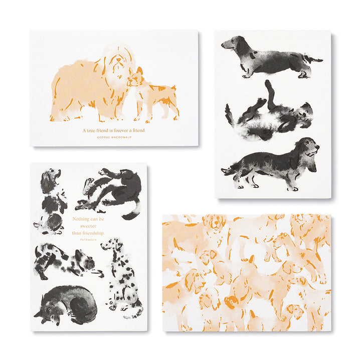 NOTE CARDS BOXED DOG THEME APPRECIATION