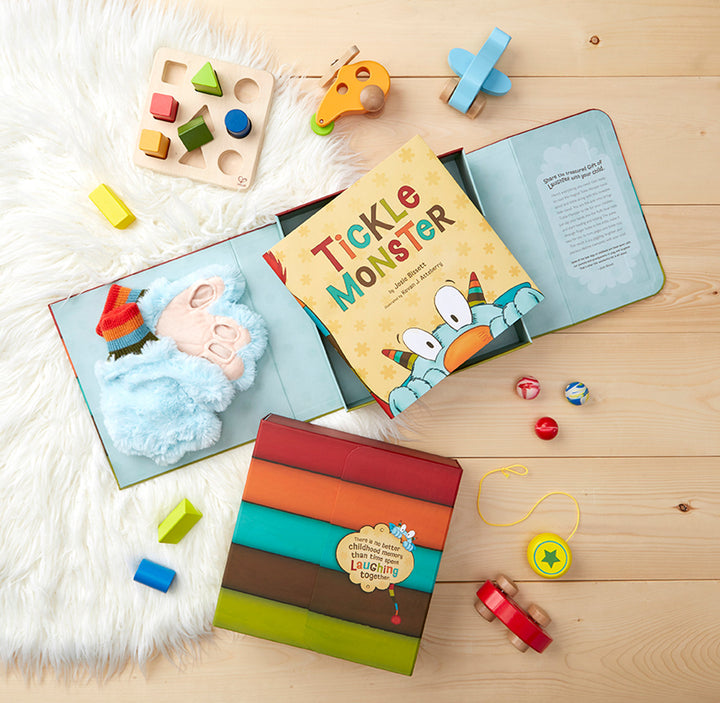 KIDS BOOK TICKLE MONSTER LAUGHTER KIT