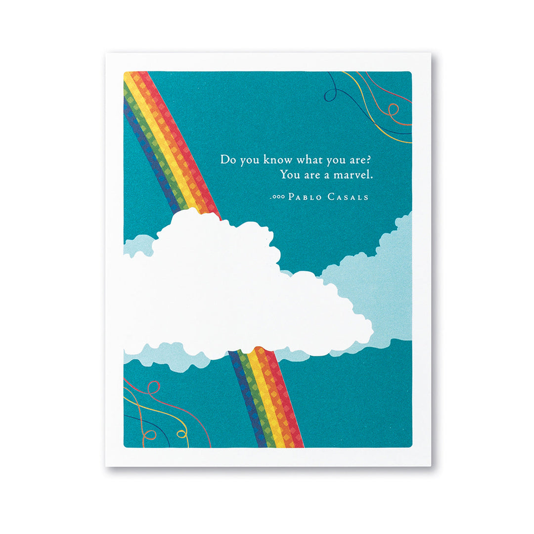 CARD PG ENCOURAGEMENT YOU ARE A MARVEL