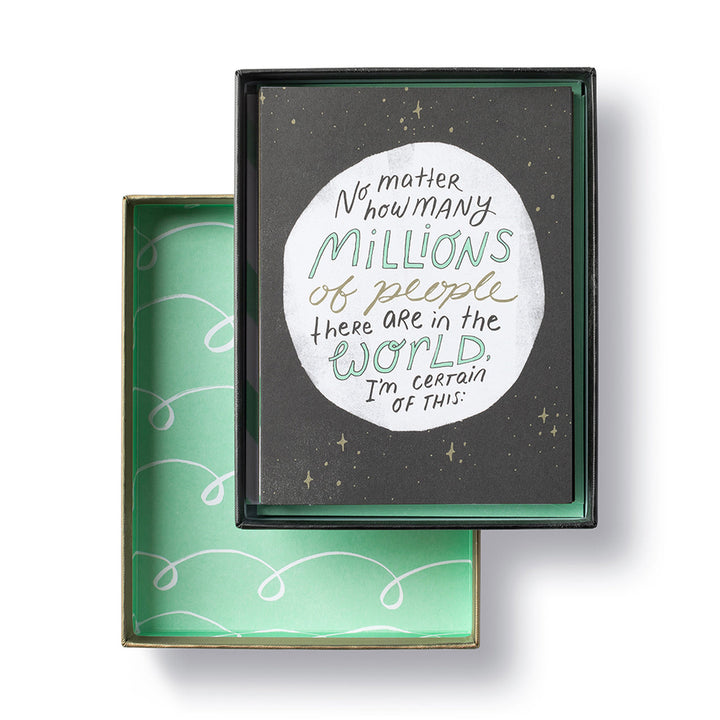 NOTE CARDS BOXED I WROTE A CARD FOR YOU