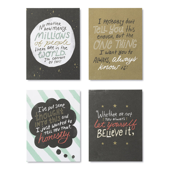 NOTE CARDS BOXED I WROTE A CARD FOR YOU