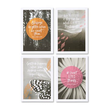 NOTE CARDS BOXED SHARING GRATITUDE