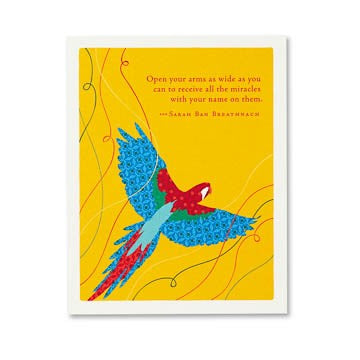 CARD PG BIRTHDAY OPEN YOUR ARMS AS WIDE