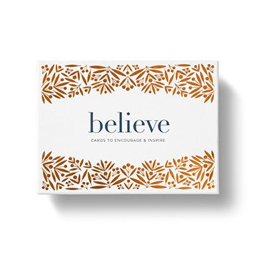 NOTE CARDS BOXED BELIEVE