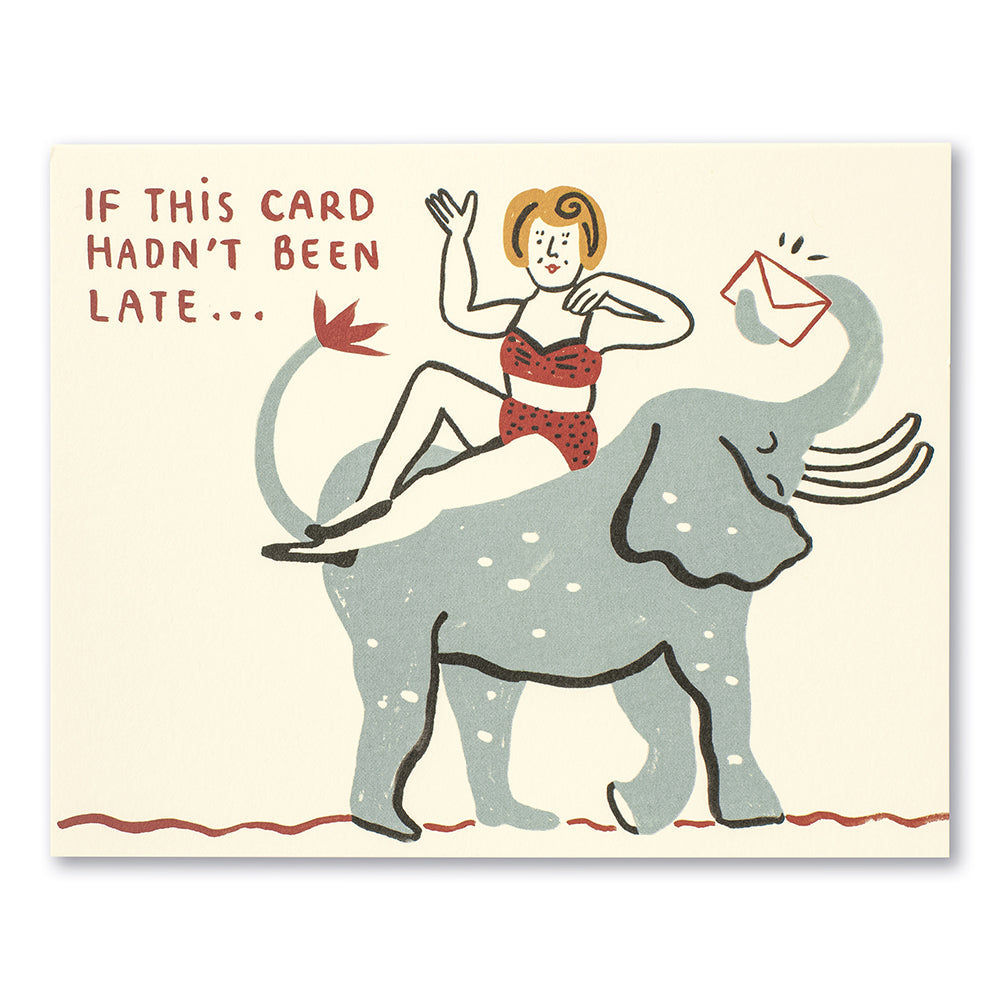 CARD LM BELATED BDAY IF THIS CARD