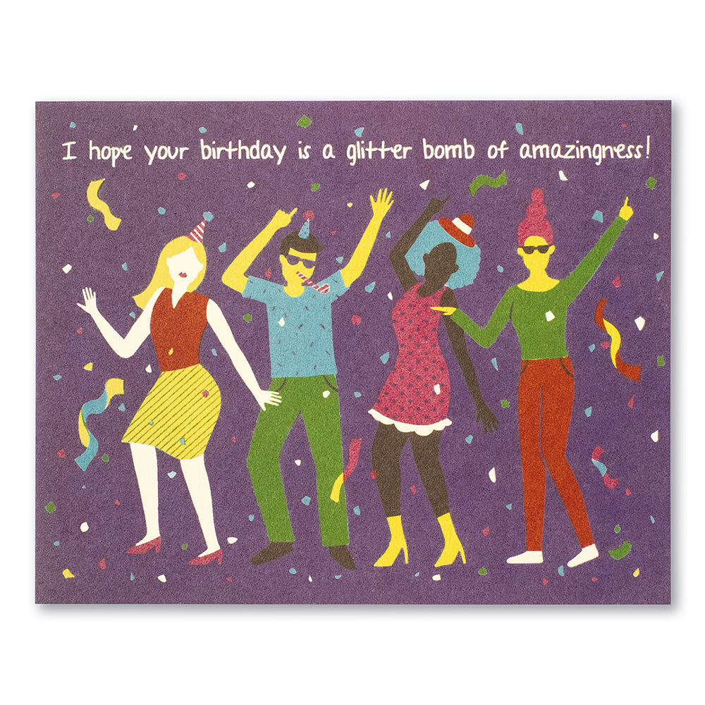 CARD LM BIRTHDAY GLITTER BOMB