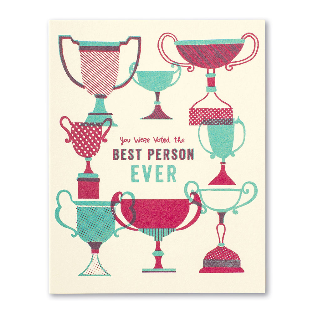 CARD LM THANK YOU BEST PERSON EVER