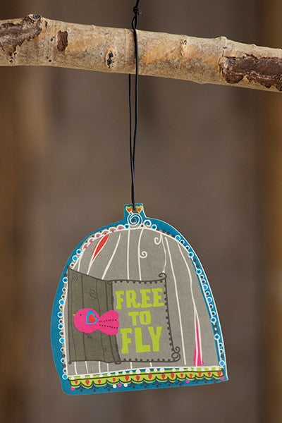 NL AIR FRESHENER FREE TO FLY ROSE MUSK
