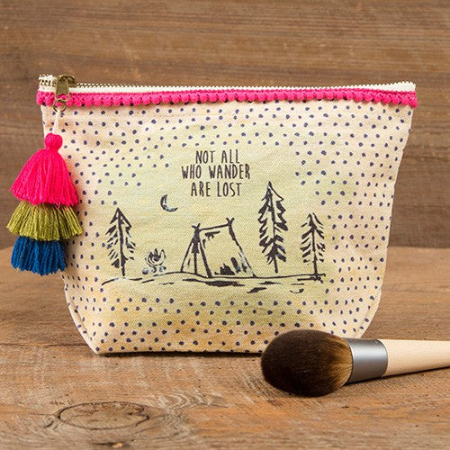 POUCH COSMETIC CANVAS WANDER LOST