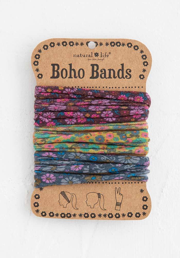 BOHO BANDS PURPLE/MUSTARD/CHARCOAL