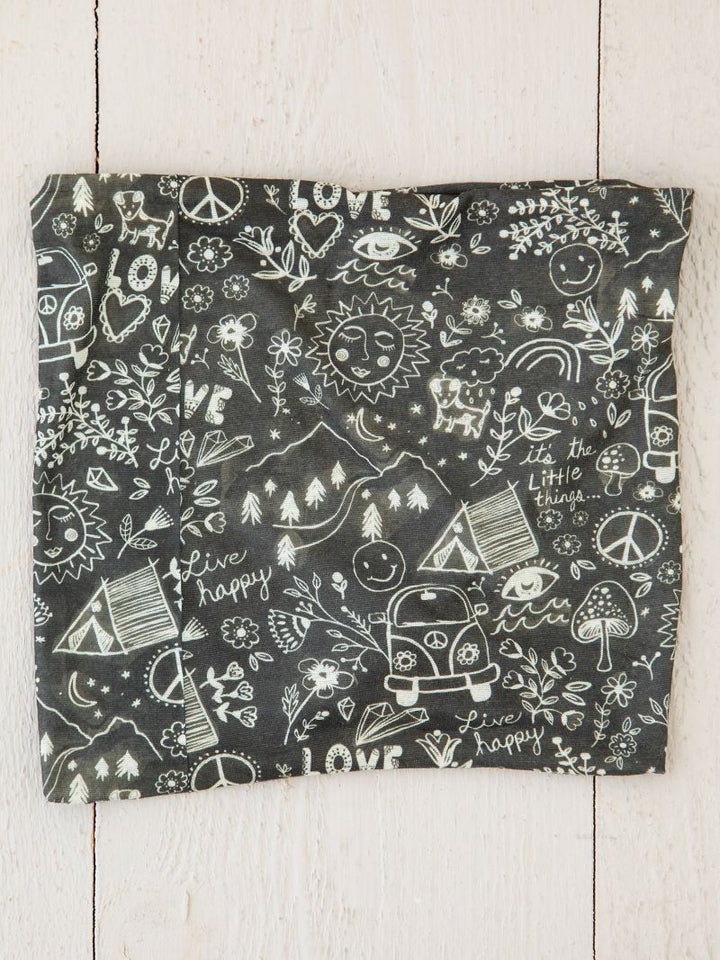 Half Boho Bandeau - Doodle