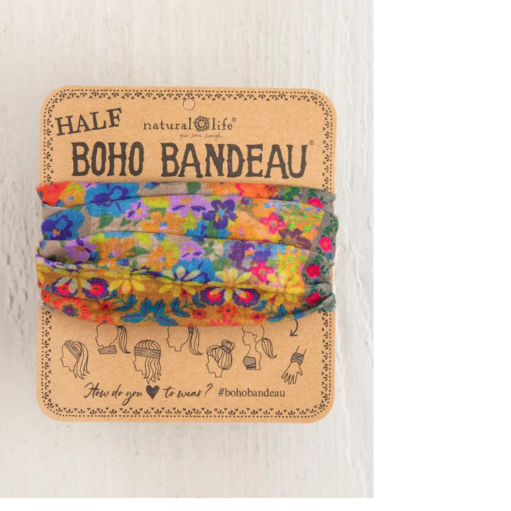 Half Boho Bandeau - Folk Flower