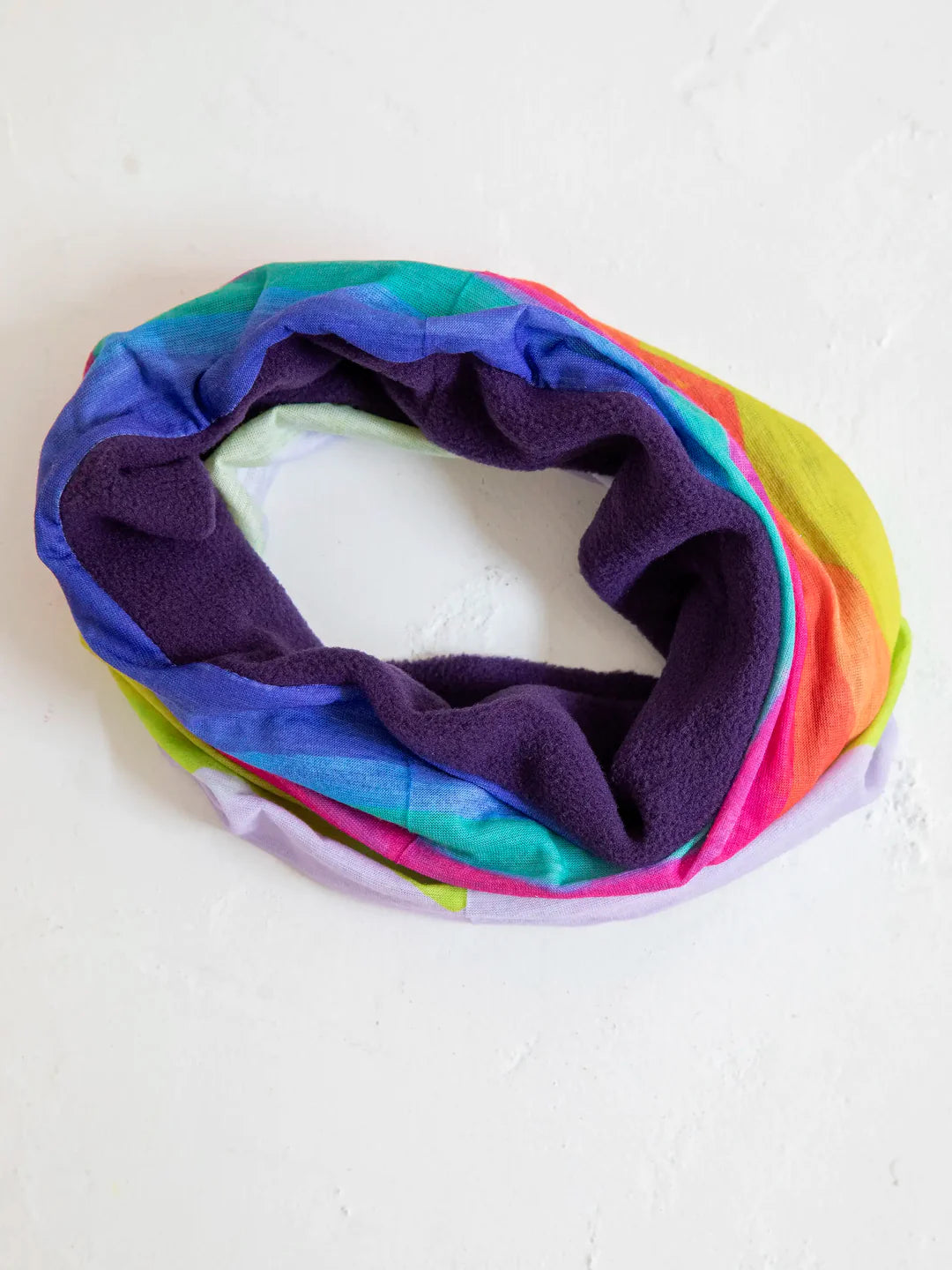 Fleece Boho Bandeau - Rainbow Mountain