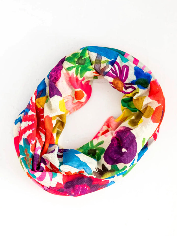 Boho Bandeau - Bright Floral Garden