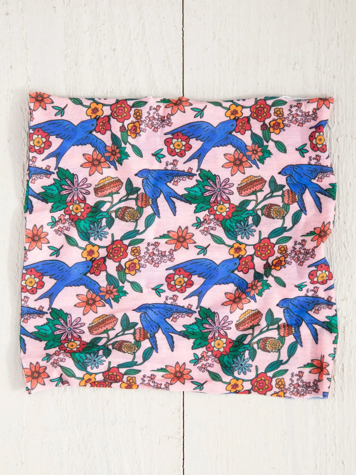 Half Boho Bandeau - Swallows Pink