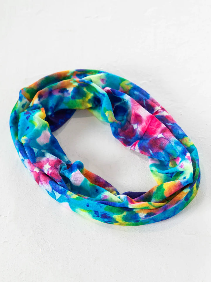Half Boho Bandeau - Blue Rainbow