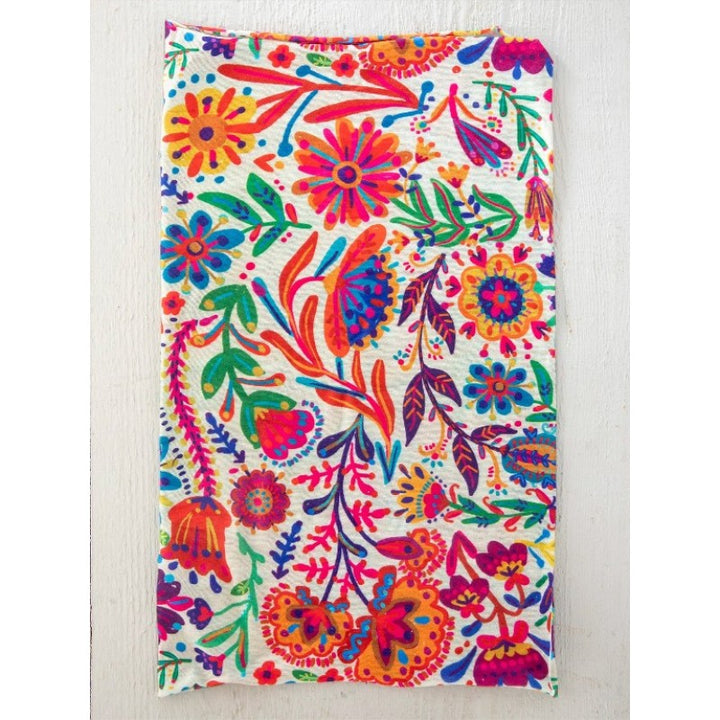 Boho Bandeau - Rainbow Cream Flower