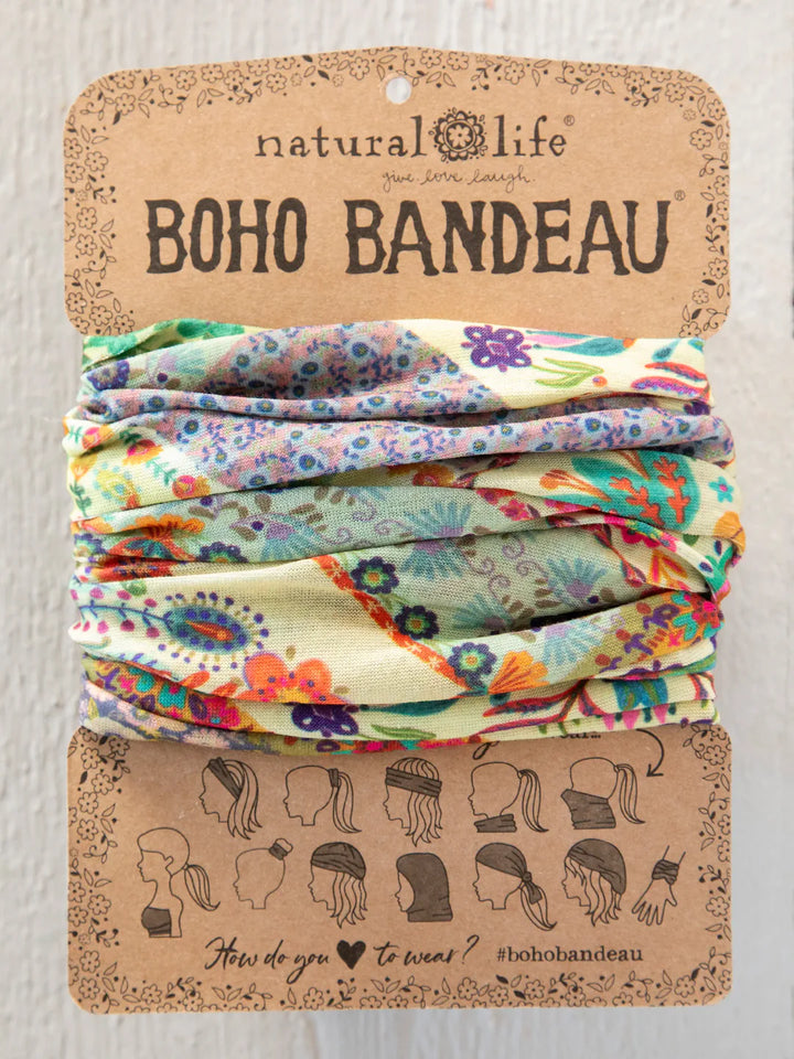 Boho Bandeau - Mandala Folk Patchwork