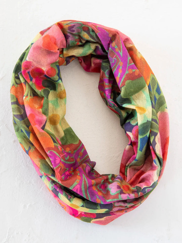 Boho Bandeau - Pink Painted Garden