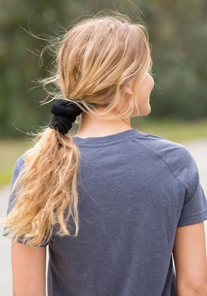 BOHO BANDEAU SOLID BLACK