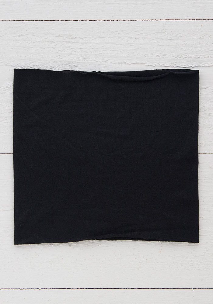 HALF BOHO BANDEAU SOLID BLACK