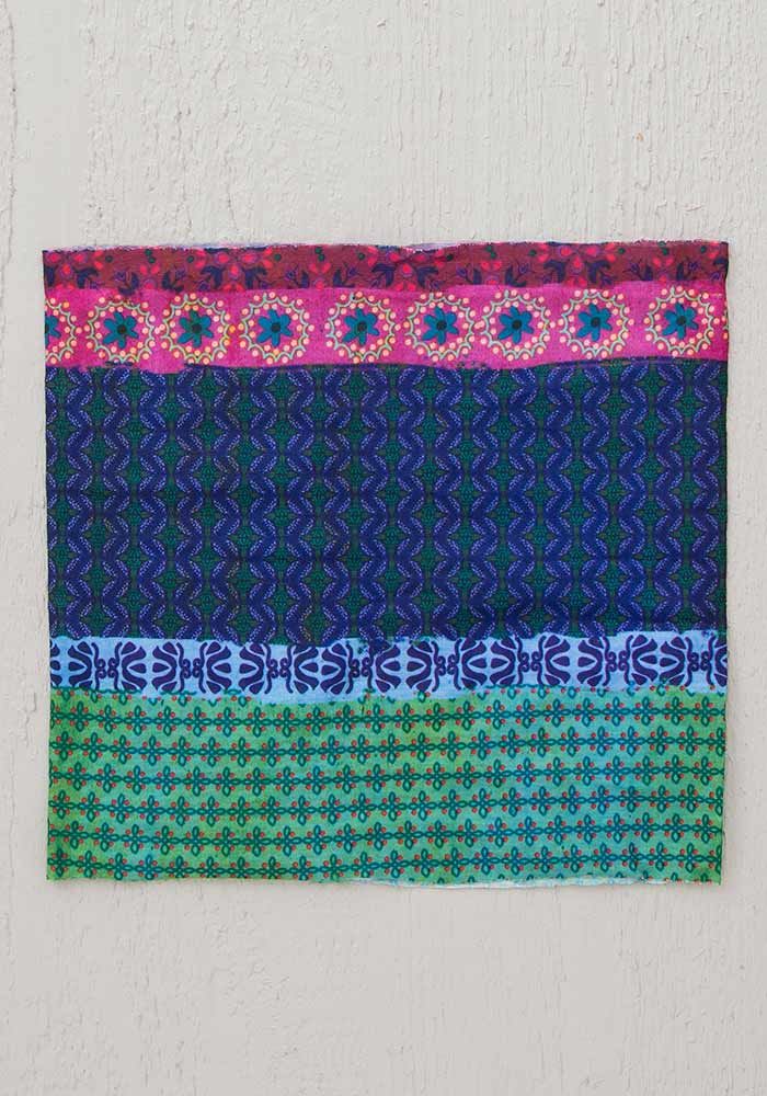 HALF BOHO BANDEAU BLUE PURPLE TURQ