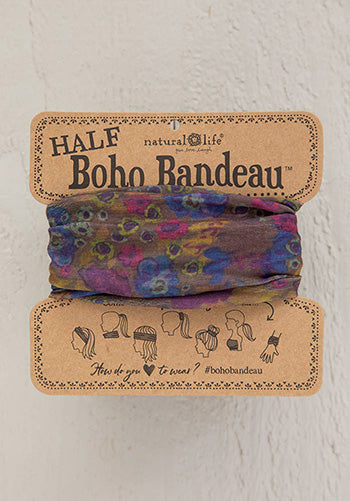 Half Bandeau Grey Dusty Floral
