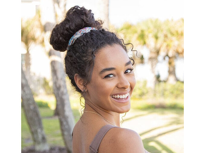 Boho Bandeau Grey Flower Stamp