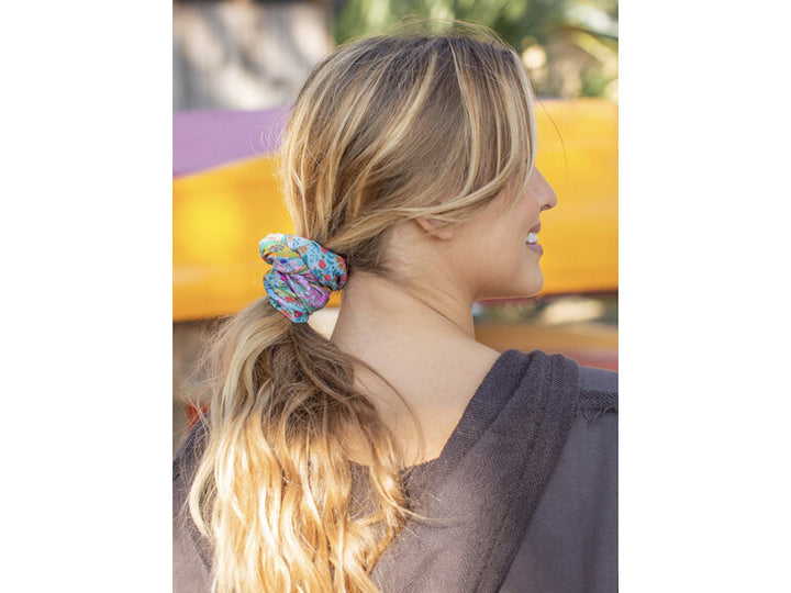 BOHO BANDEAU BLUE/PINK BORDERS