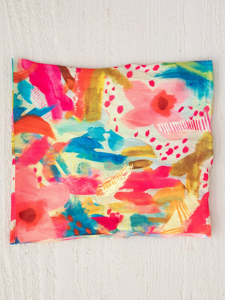 Half Bandeau Abstract Floral