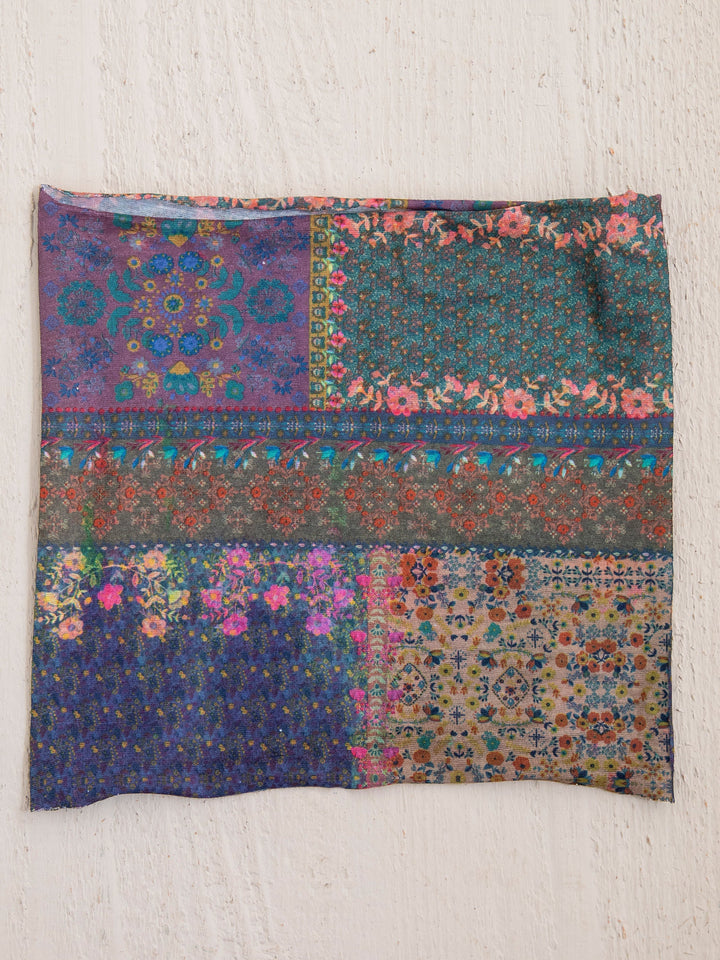 Half Bandeau Dark Patchwork