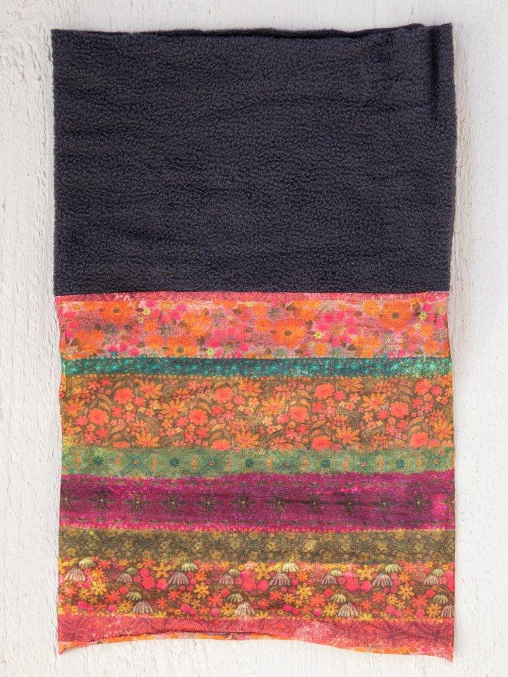 Fleece Boho Bandeau Floral Border