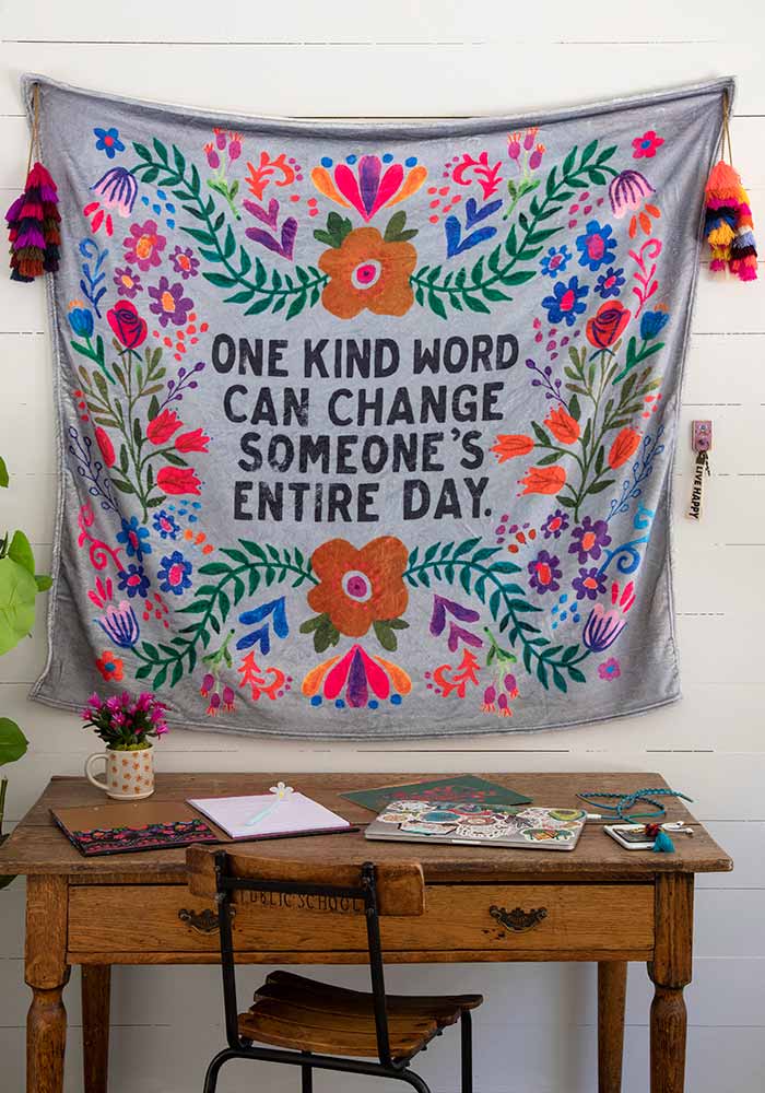 COZY BLANKET ONE KIND WORD