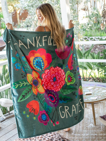 COZY BLANKET THANKFUL