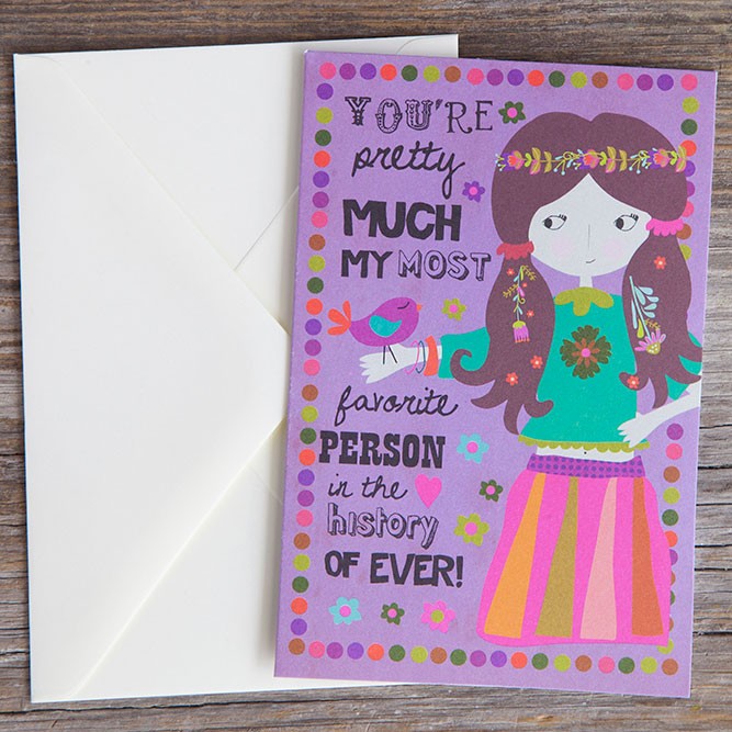 GREETING CARD FAVORITE PERSON