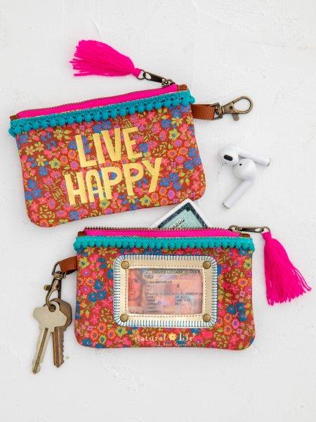 ID Pouch - Live Happy
