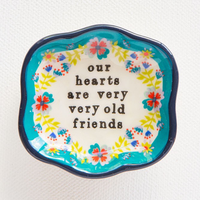 DISH TRNKT ARTISAN OUR HEARTS