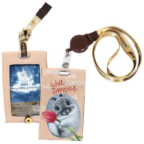 LUGGAGE TAG CANVAS DAISY