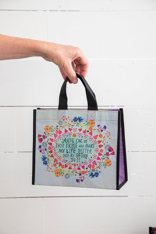 HAPPY BAG RECYCLE MED MAKE LIFE BETTER