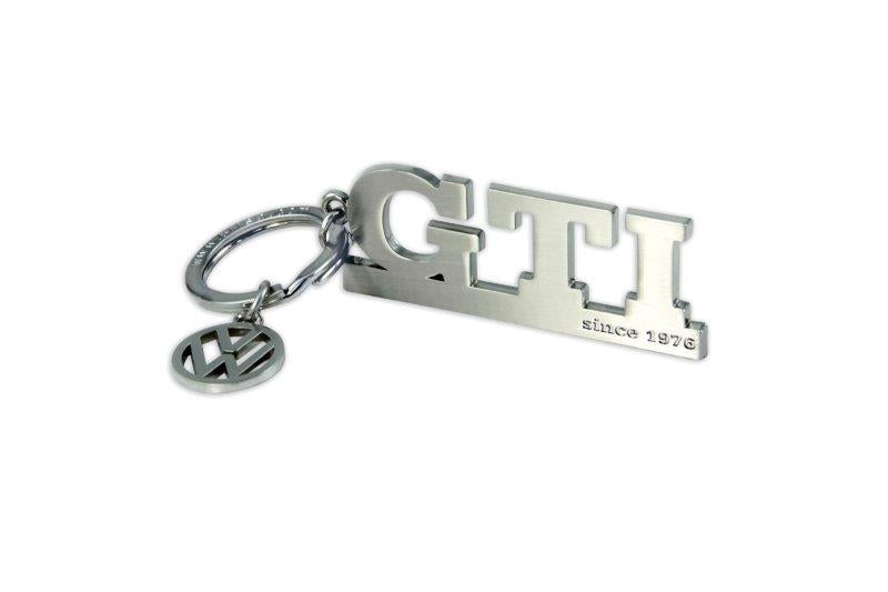 VW GTI KEY RING WITH CHARM IN BLISTER PACKAGING - SINCE 1976/RED (D)