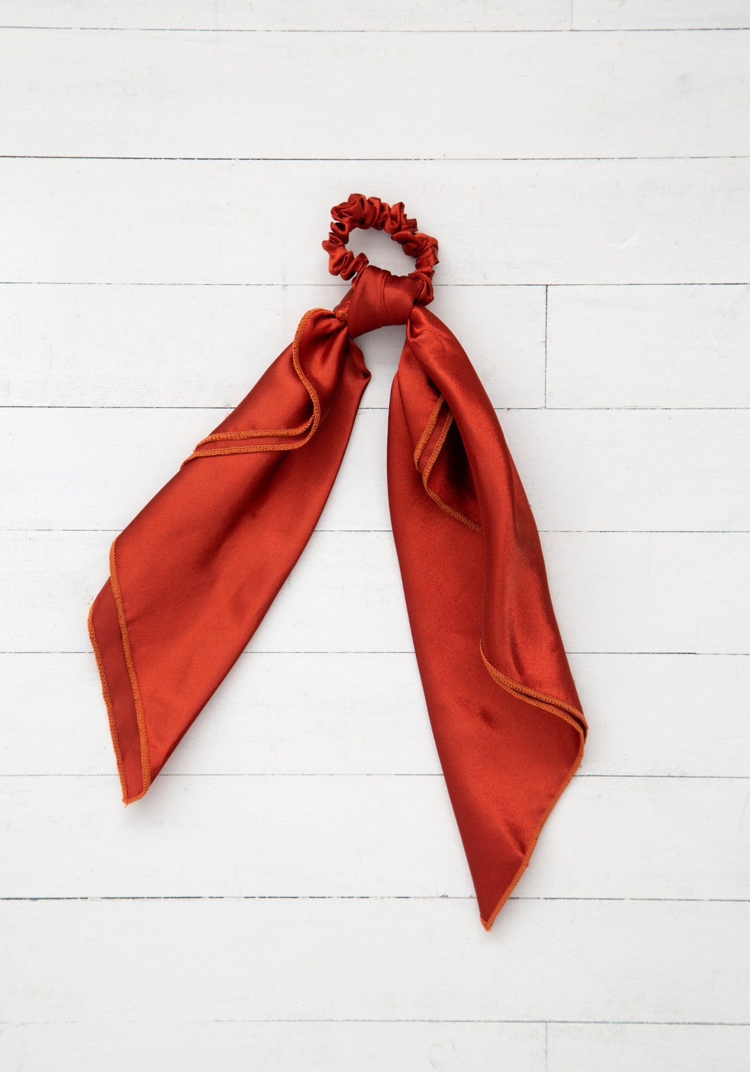 SCARF & SCRUNCHIE RUST
