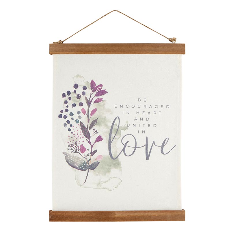 Wall Décor - Framed Canvas Banner - Love