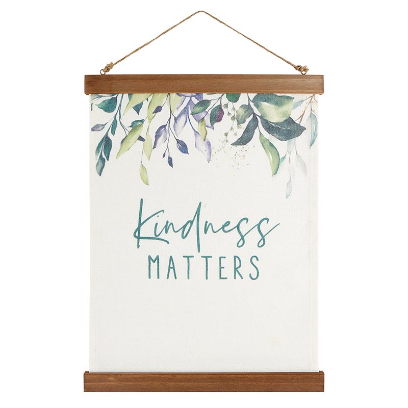 Wall Décor - Framed Canvas Banner - Kindness Matters