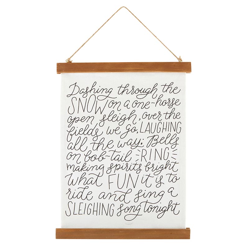 Framed Canvas Banner - Dashing