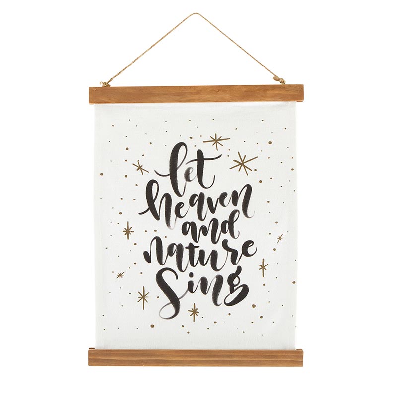Framed Canvas Banner - Heaven Sing