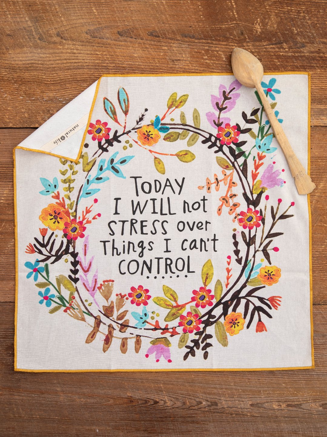 COTTON DISH TOWEL I WILL NOT STRESS