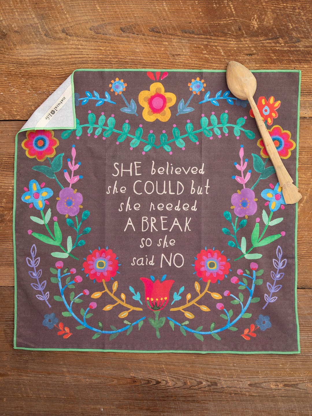 COTTON DISH TOWEL SHE BELIEVED