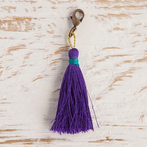 CHARM ADD ON JUNK MARKET TASSEL PURP